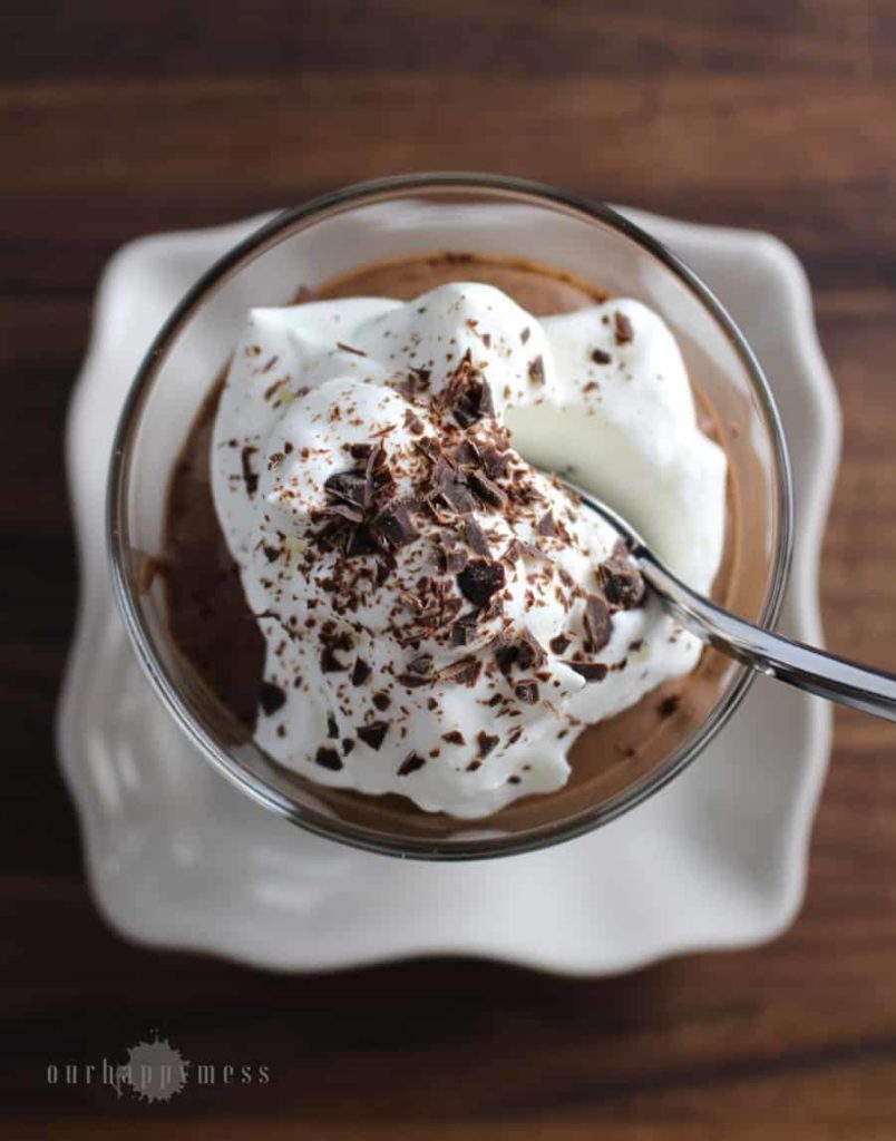 This easy chocolate mousse is quick and simple, and yet both elegant and kid-friendly. This one is light, but rich and satisfying.
