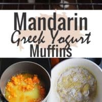 Mandarin orange muffins process