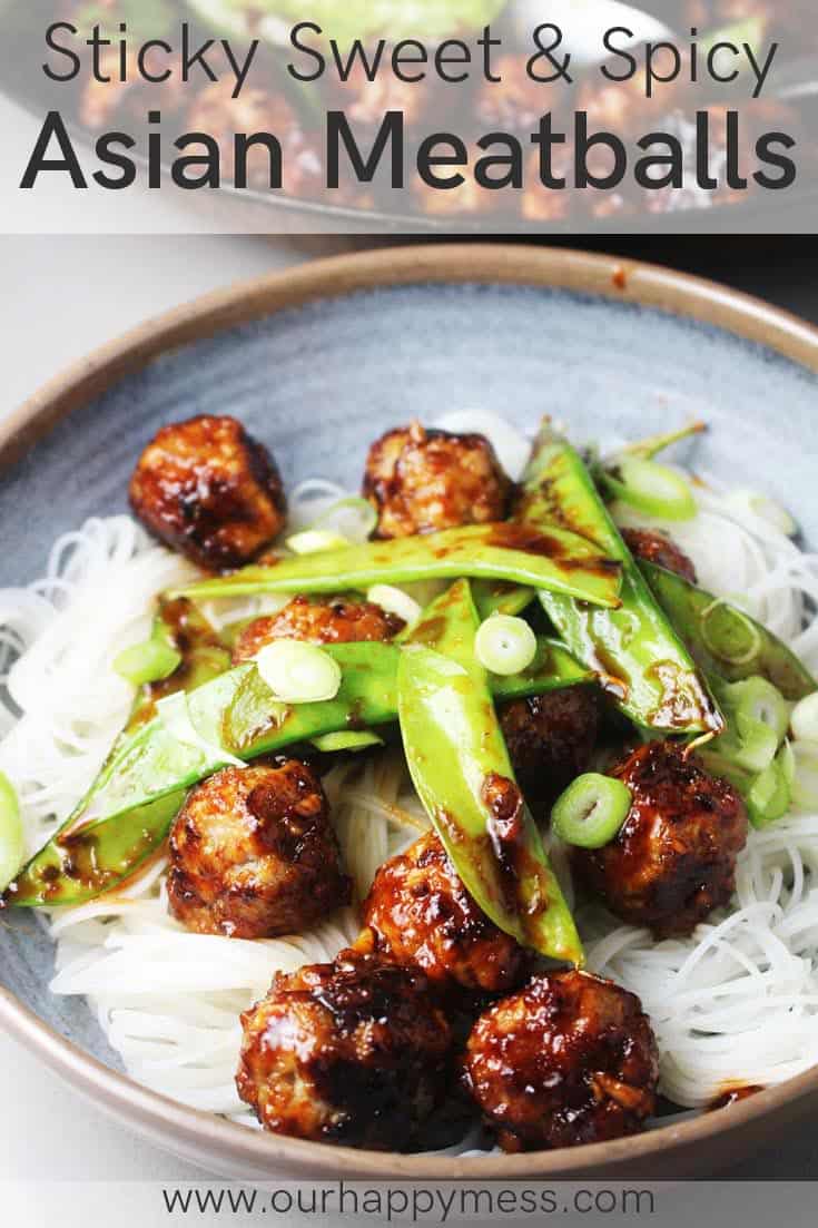Honey Sriracha Turkey Meatballs