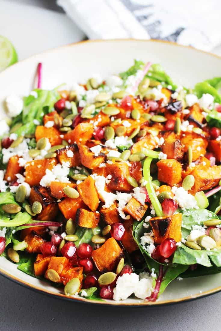 Roasted Sweet Potatoes Salad