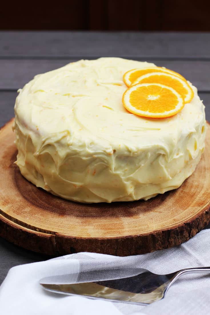 Orange Cake Decorating Photos