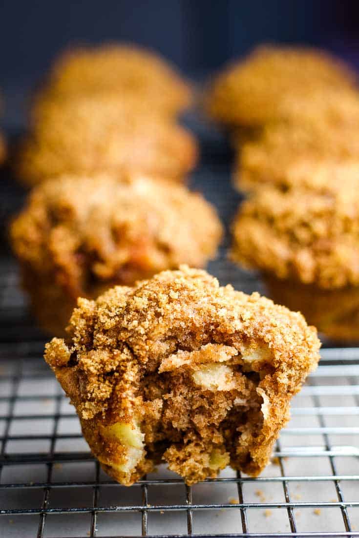 One Bowl Apple Cinnamon Muffins