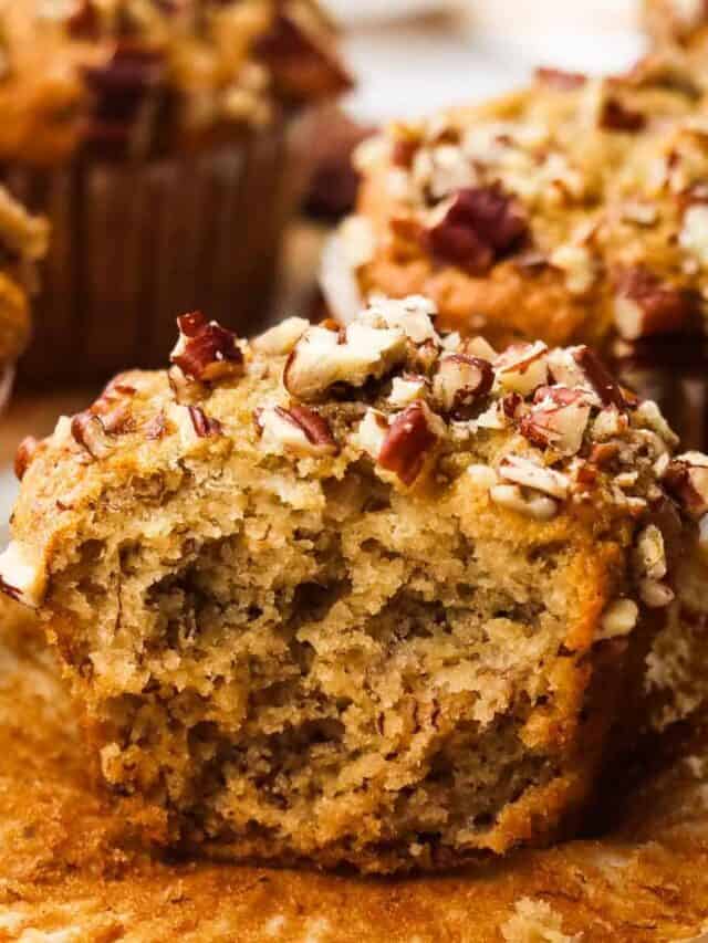 Banana Muffins With Pecan