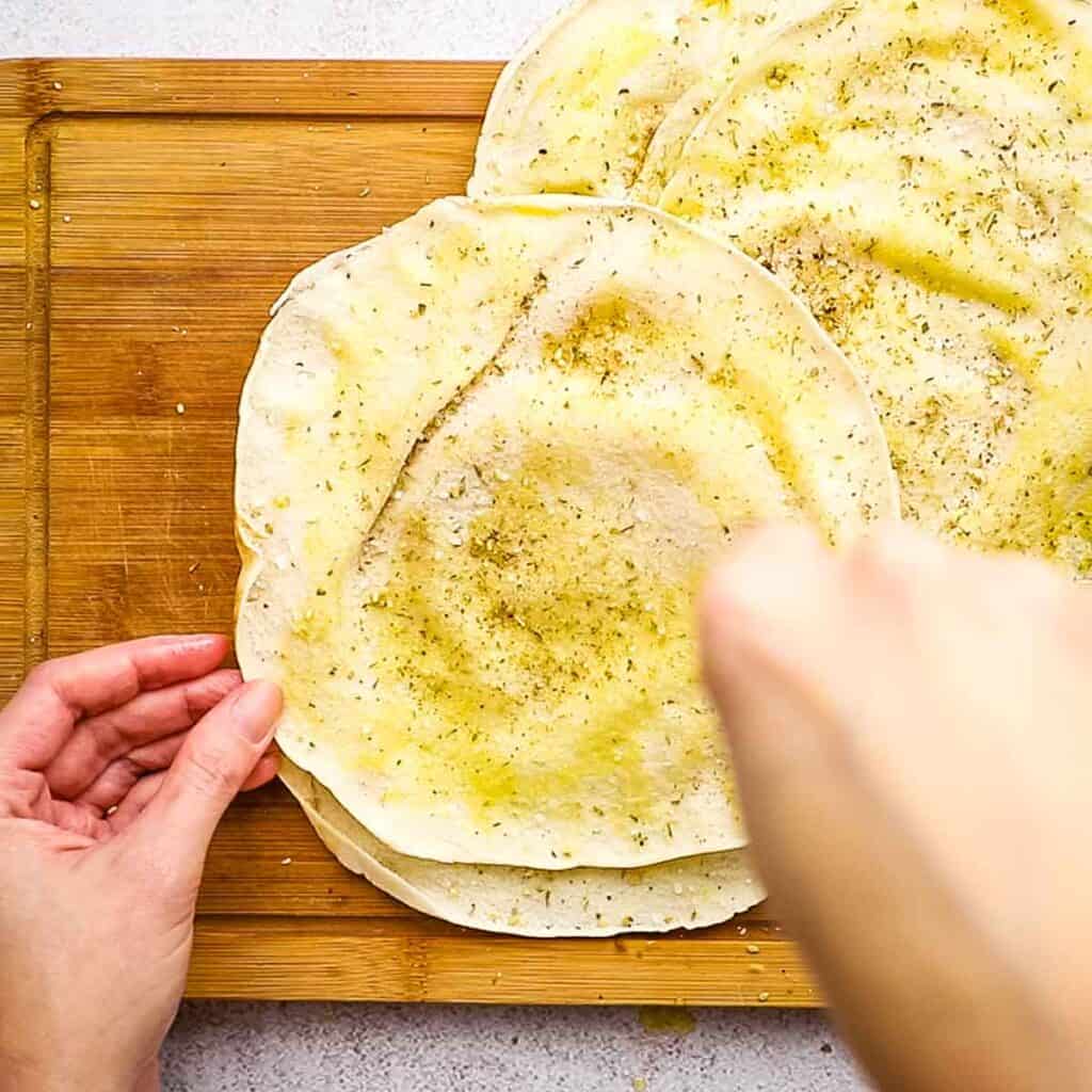 Homemade Za'atar Pita Chips