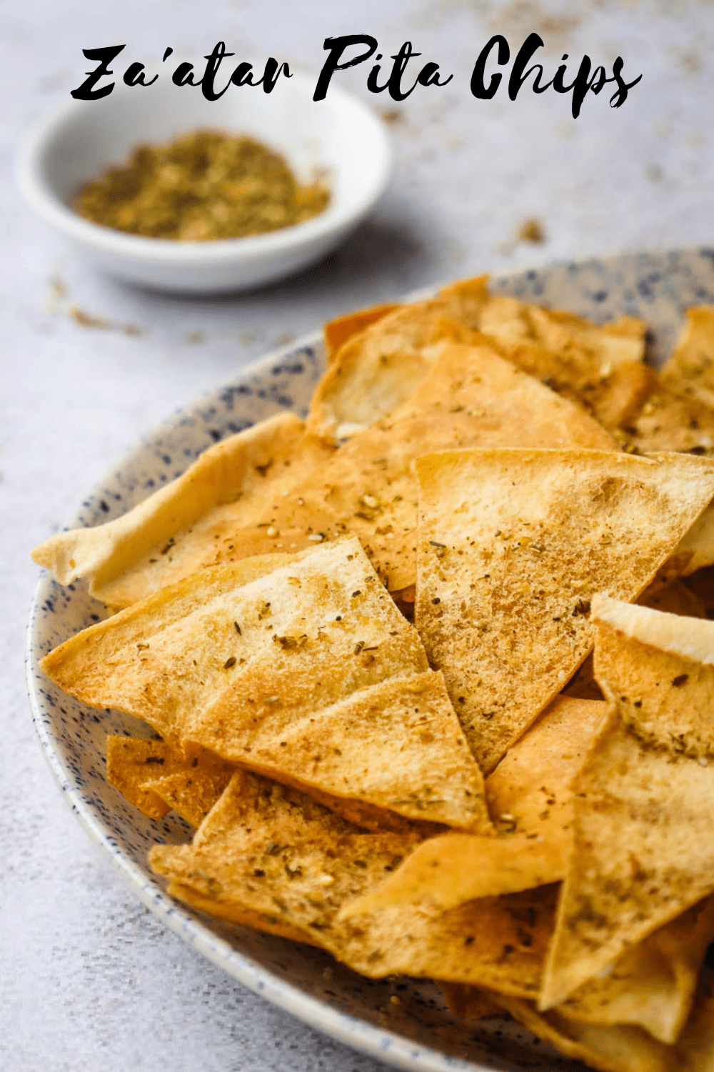 Homemade Za'atar Pita Chips