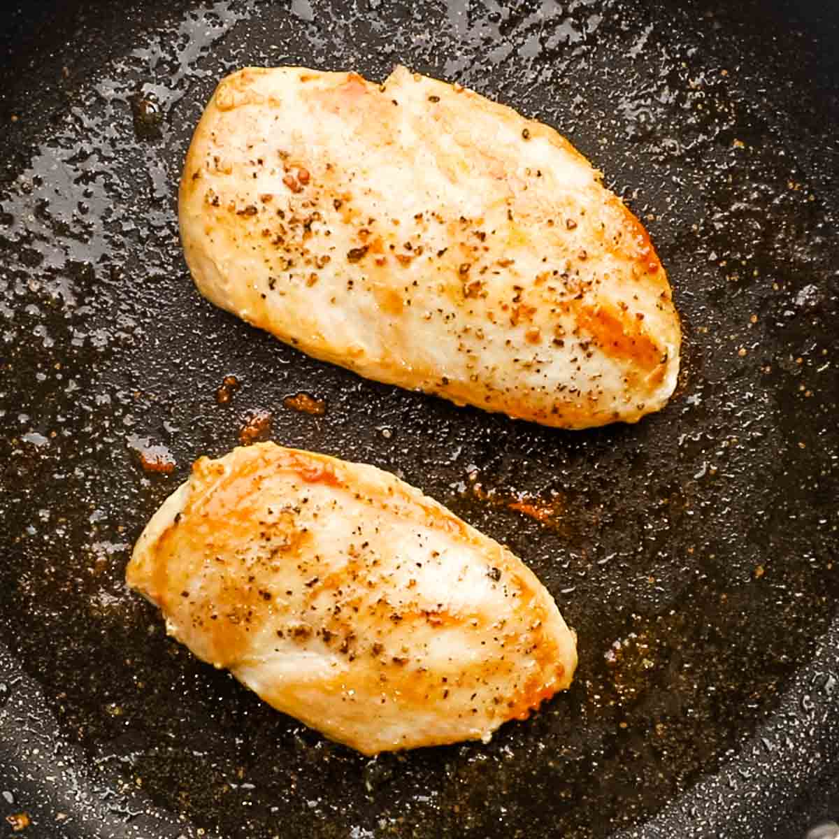 cooked chicken on a pan