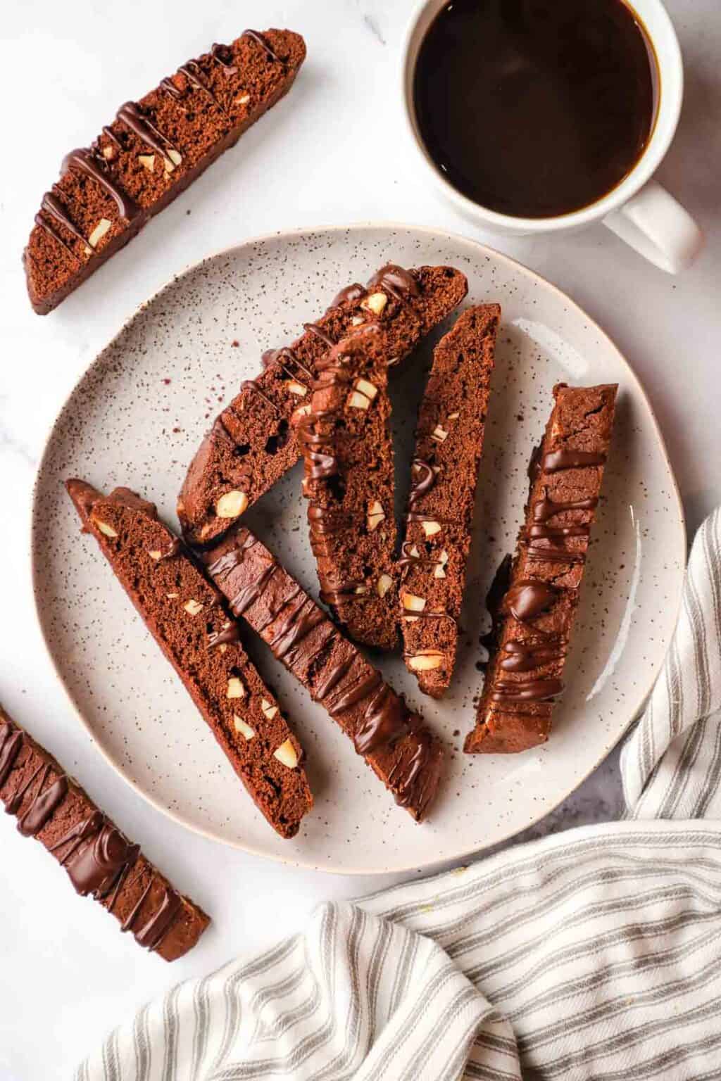 Chocolate Almond Biscotti