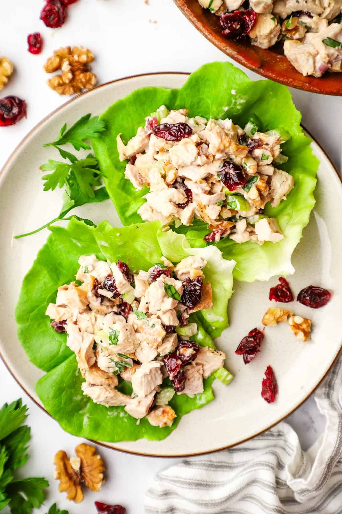 Cranberry Walnut Chicken Salad - Our Happy Mess