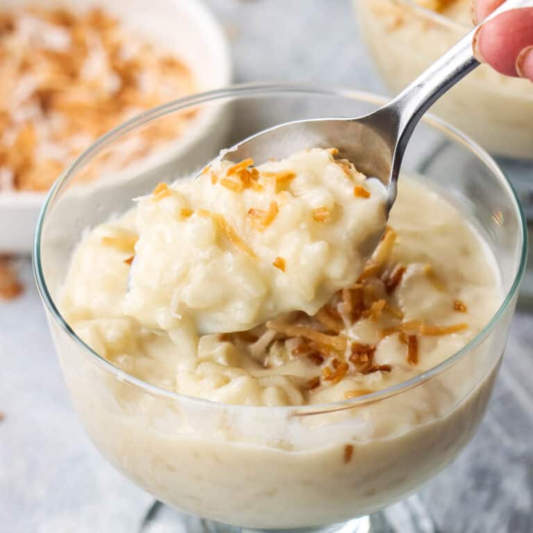 Easy Creamy Coconut Rice Pudding Recipe