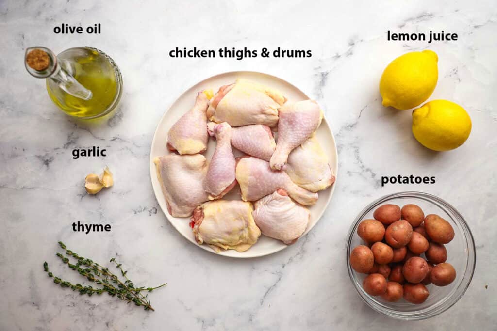 Baked Chicken with Lemon and Thyme