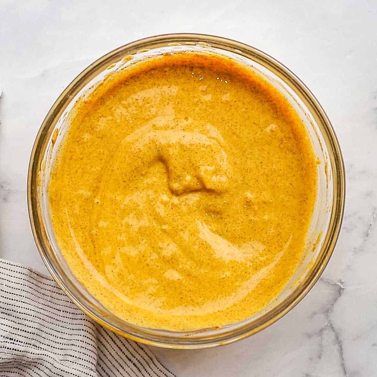 the tandoori yogurt marinade for the chicken