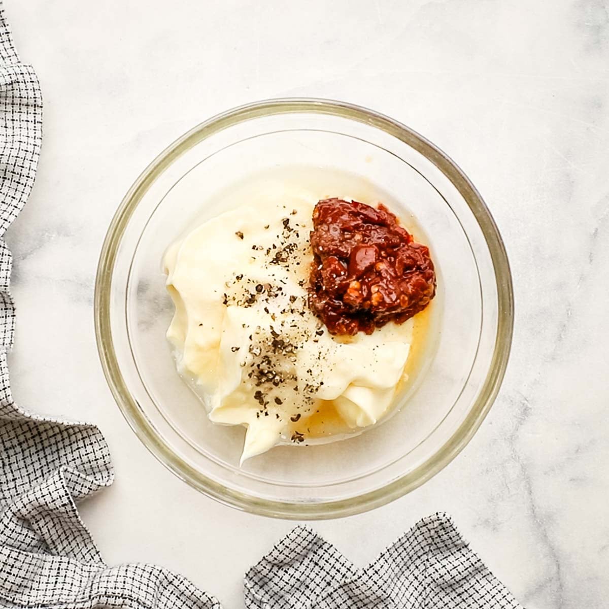 ingredients for chipotle mayo in a bowl