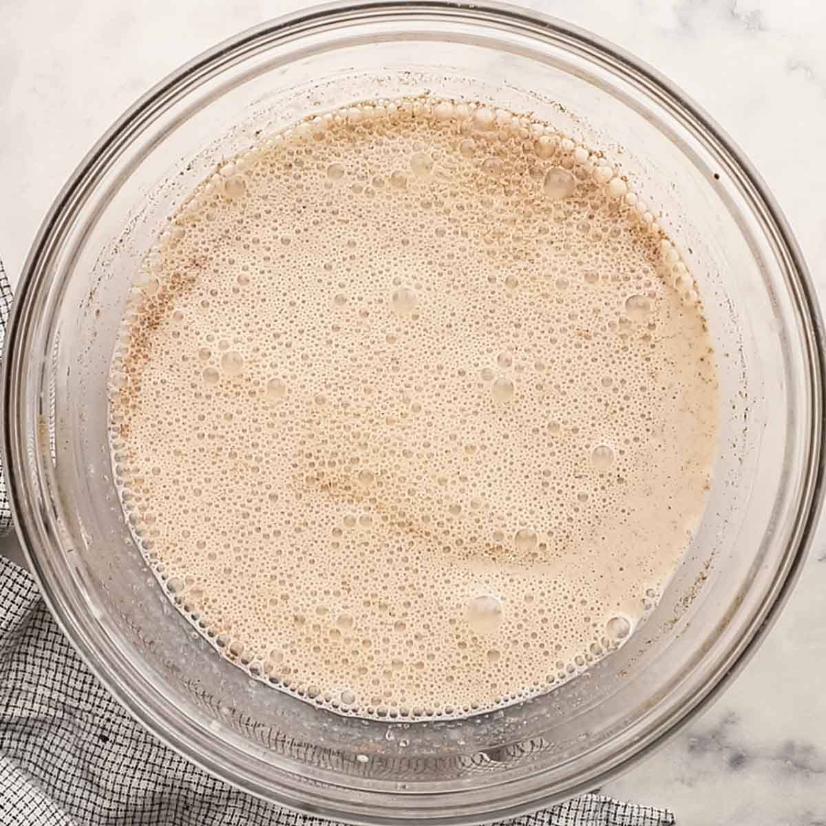 went ingredients mixed together in a bowl